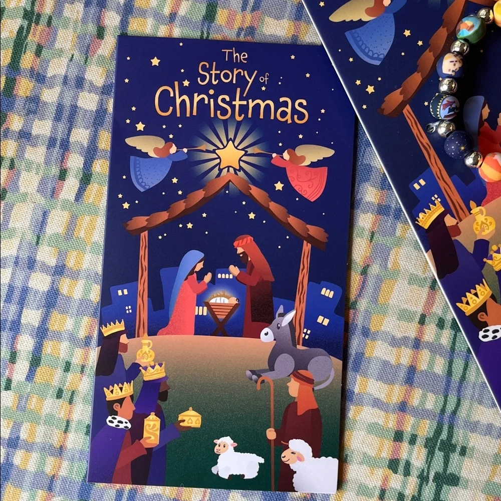 Jilzarah Christmas Story Kids Beaded Bracelet with Story Booklet- NWT